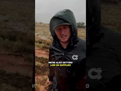 STRANDED IN ONCE IN A LIFETIME DESERT FLOOD 🌊 We were told to evacuate.