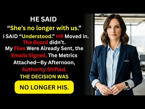 My VP Fired Me in a Staff Meeting — The Board Requested My Files That Afternoon