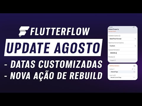 Flutterflow Update: Novo Rebuild Action e Preview de Datas Personalizadas
