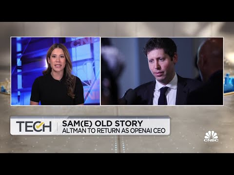 Sam Altman returns to OpenAI