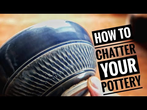 How to Chatter Pottery 👨‍🏫