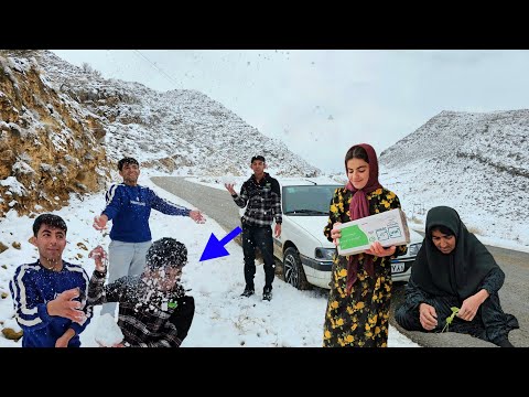 ❄️ Snowy Mountain Adventure with Salman & Benjamin! 🌨️ Epic Snowball Fight & Village Life
