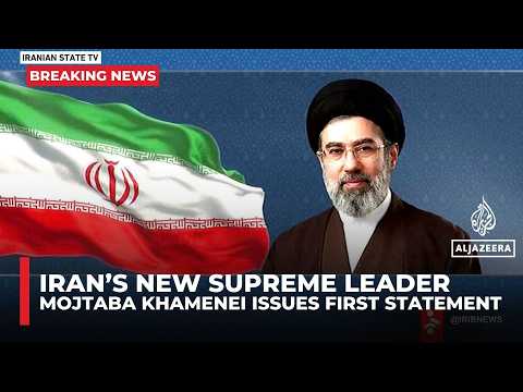 Iran's new supreme leader Mojtaba Khamenei delivers defiant first address