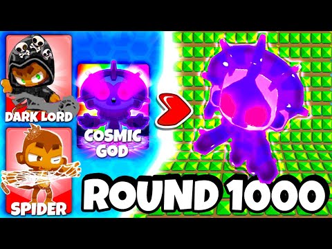 Unlimited MODS + Infinite UPGRADES vs ROUND 1,000 (Modded BTD 6)