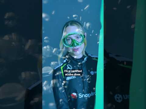 Getting to know our F1 Academy driver Payton Westcott more 😁🤿🐶 #f1 #f1academy #mercedesf1