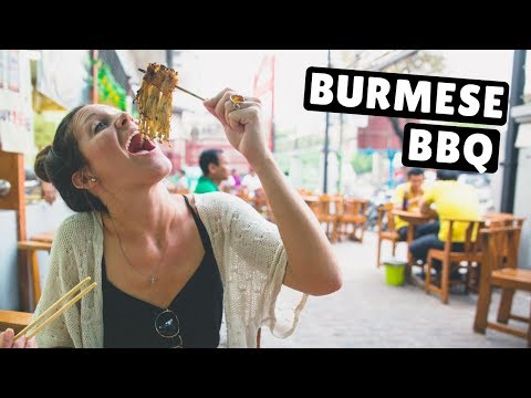 BURMESE BBQ & GOLDEN BUDDHAS | Mandalay, Myanmar