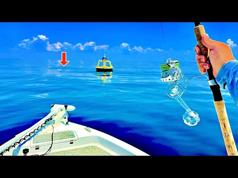 Fishing 30 miles out on a *24ft* Bay Boat When I Caught THIS....[Catch, Clean, Cook]