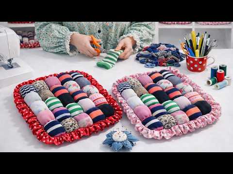 Don’t Throw Away Old Socks – Turn Them into Beautiful Cushions