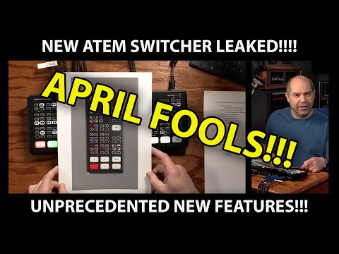 [April Fools!] New ATEM Video Switchers Leaked!!!!! Blackmagic Design ATEM Mini Successor