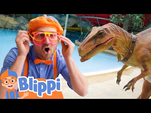 Blippi Celebrates Dino Day with a Raptor! | BEST OF BLIPPI TOYS | Educational Videos for Kids