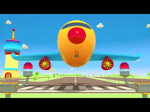 One Part is Missing! Leo the Truck Builds a Plane Ladder for Lea and Robots