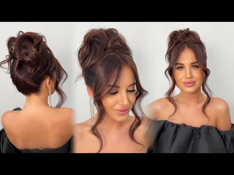 KIM K LUXURY UPDO HAIR TUTORIAL