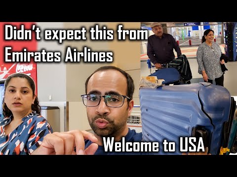 Welcoming our Parents in USA after 5 Years | Emirates Airlines ne Bag Tod Diya