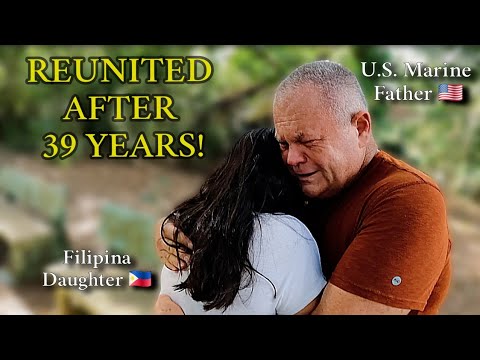 🇺🇲 U.S. Marine REUNITED with long-lost DAUGHTER in the Philippines 🇵🇭 after 39 years!
