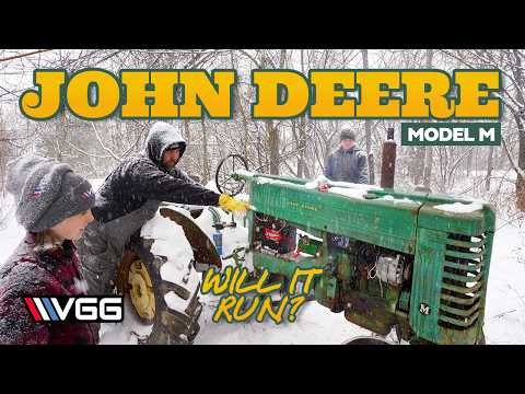 ABANDONED ANTIQUE John Deere M Tractor - Will It RUN AND DRIVE after More Than A Decade?