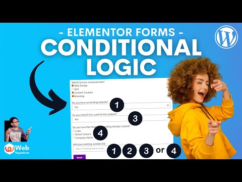 Conditional Logic for Elementor Pro Forms - Free Code - WordPress Tutorial