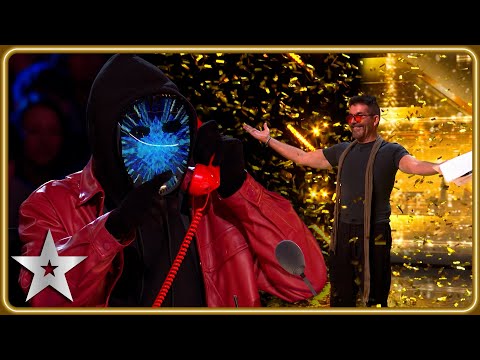 Simon Cowell swaps places with The Hacker and gets GOLDEN BUZZER! | Auditions | BGT 2025