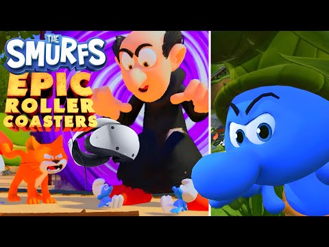 The Smurfs : Epic Roller Coasters Full Gameplay (PS5) (PSVR 2)
