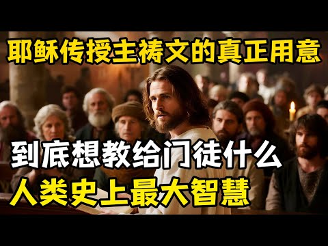 耶稣传授主祷文的真正目的，祂到底想教给门徒什么？揭开主祷文被误解2000年的真相，人类史上最大智慧所在，6重生命启示，这不是魔法更不是咒语！