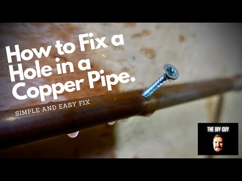 How To Fix A Hole In Copper Pipe | Emergency Plumbing Repair