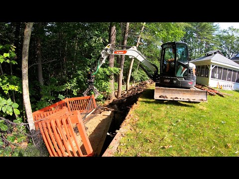 Replacing a Rotting Timber Retaining Wall