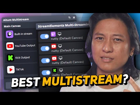 The Best MULTISTREAM OBS Plugin (Aitum or SE.Live)