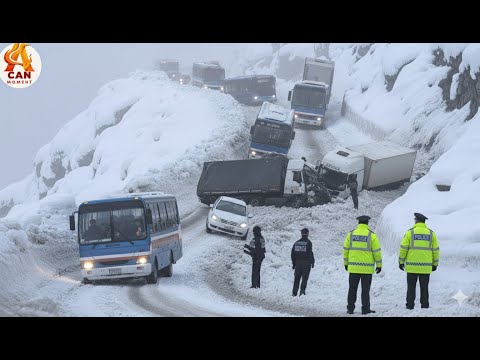 Icy Road Madness Caught on Camera #9