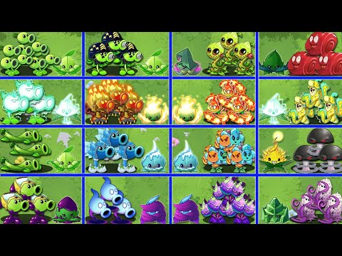 16 Best PEA & New Plant & Mint Battlez - Who Will WIn? - Pvz 2 Team Plant vs Team Plant