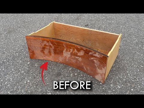 Turning a Single Drawer into a Modern Nightstand | Furniture Makeover