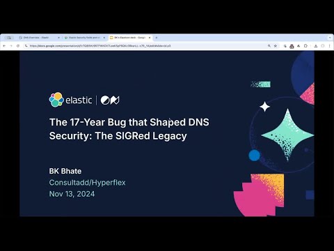 The 17-Year Bug that Shaped DNS Security: The SIGRed Legacy, by BK Bhate, ConsultAdd/Hyperflex