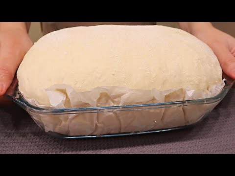 My grandmother bakes bread like this. This recipe is 100 years old. Bread in 5 minutes. Baking bread