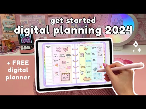 How to Plan on your iPad or Samsung Tablet ✏️✨ + FREE Digital Planner 2024 💗 Digital Planning