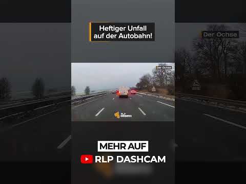 Ab in die Leitplanke... 🤐 | RLP Dashcam | #shorts