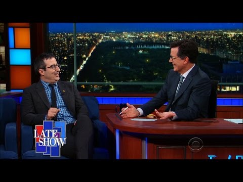 John Oliver Loves "America's Step-Dad" Tim Kaine