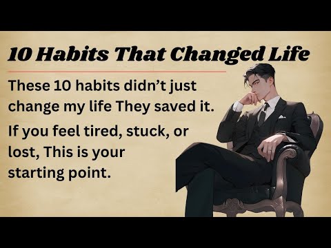Stop Wasting Your Life! 10 Habits That Changed Everything || English Listening Practice ✅️