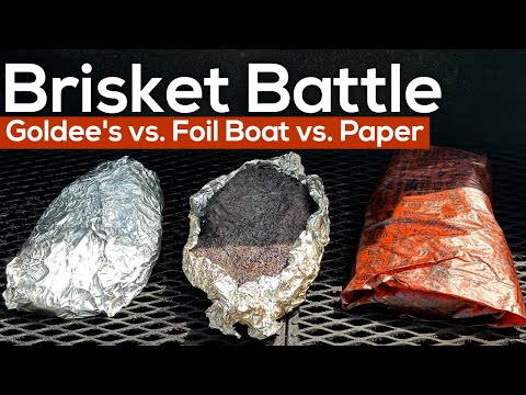 Brisket Wrap Test Comparison | Foil Boat vs Paper vs Goldee's Hold