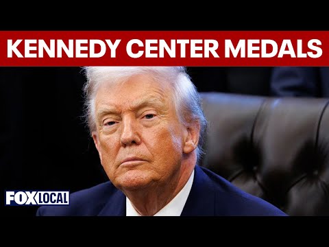 LIVE: Trump presents Kennedy Center Honors medals