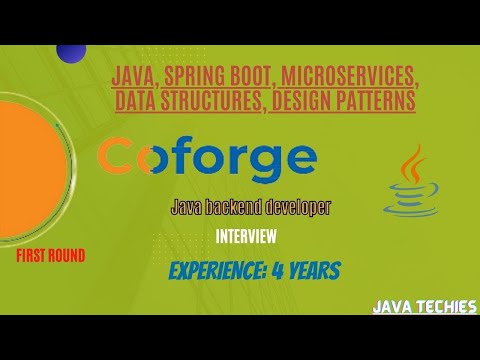 Coforge java interview questions and answers | Microservices interview questions