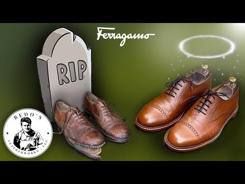 These Shoes Were RESSURECTED! Ferragamo Comes Back To Life (Restoration)