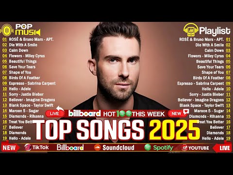 Selena Gomez, Bruno Mars, Maroon 5, Ed Sheeran, Rihanna, Zayn, Adele, Dua Lipa 💎 Billboard Hot 100