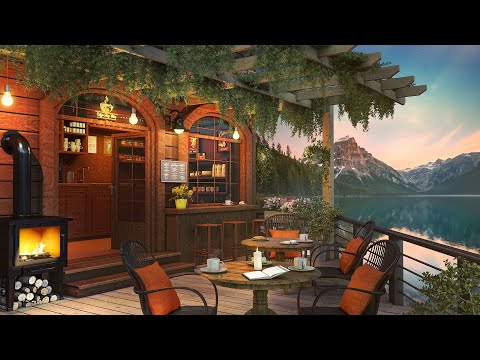 Mountain Cafe Jazz Music | Tranquill Jazz With Nature Therapy For Stress Relief, Study & Work