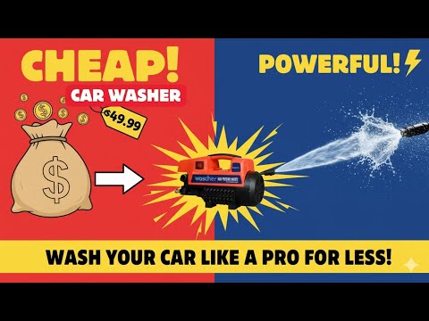 Woscher High Pressure Car Washer 150 Bar | Full Review, Demo, Pros & Cons | Cheapest Car Washer 2025
