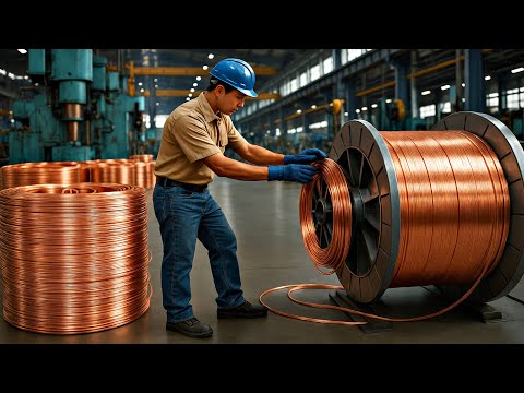 “Recycling Copper: Watch Scrap Turn into Fresh Wire!”