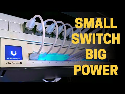 Unifi Pro Max 16 PoE switch - it is super versatile!