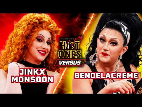 Jinkx Monsoon vs. BenDeLaCreme | Hot Ones Versus