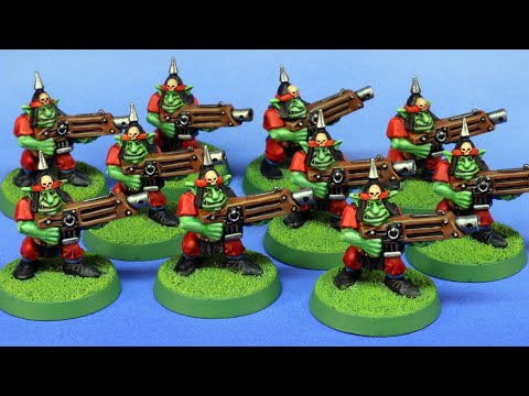 Retro Warhammer painting: Gretchin Goffs