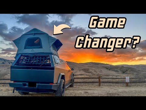 Cybertruck Camping | Does a rooftop tent change the game?