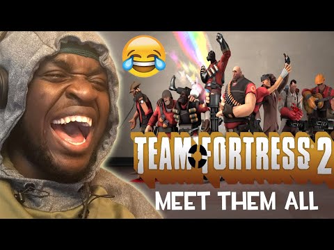 THESE ARE THE FUNNIEST VIDEO GAME CHARACTERS EVER!!!!! | Team Fortress 2 - Meet Them All REACTION!!!