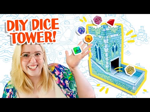 DnDIY: MAKE YOUR OWN DICE TOWER!