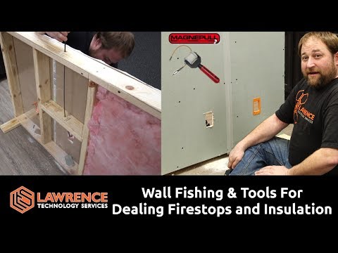 Wall Fishing Tools & How To Use Them When Dealing With Fire Stops and Insulation